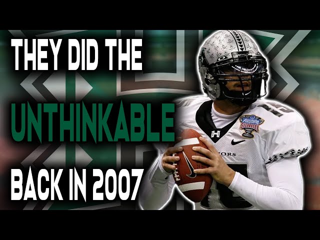 They Did The UNTHINKABLE... (The 2007 Hawaii Football MIRACLE SQUAD)