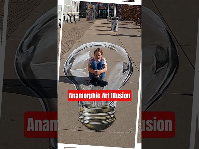 The illusions start before you enter Exploration Place! #stem #shorts