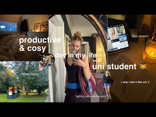 PRODUCTIVE DAY IN THE LIFE  *AS A UNI STUDENT* 👩‍🎓 