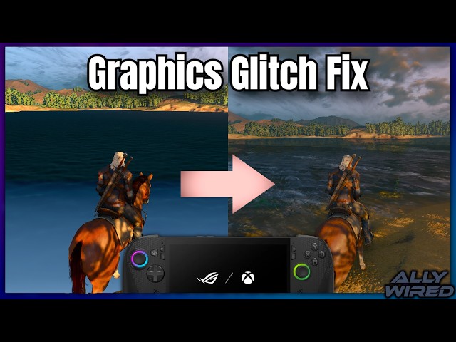 The Witcher 3: Wild Hunt Remastered Graphics Fix for AMD | Xbox Ally X/ Ally Z1