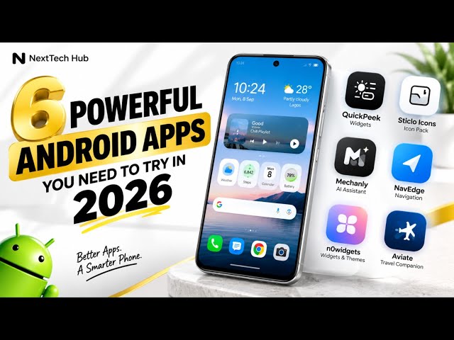 📱 6 Powerful Android Apps You Need to Try in 2026 🔥