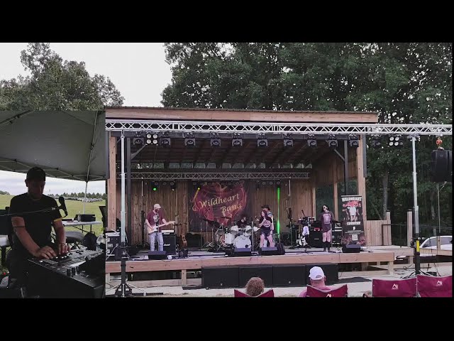 Mixing a live music festival