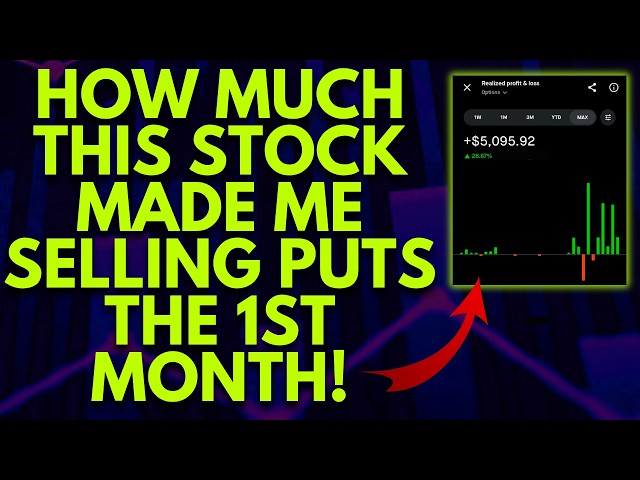 HOW MUCH I MADE SELLING CASH SECURED PUTS ON THIS! | TRADING OPTIONS