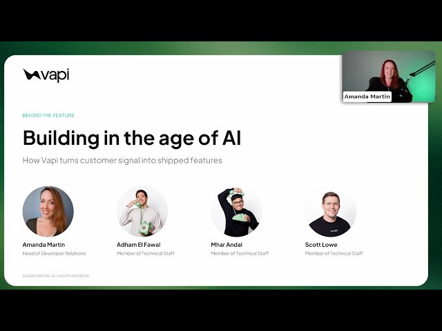 Webinar: Behind the feature: building AI features in an age of AI