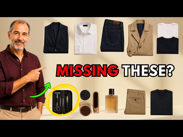 10 Items Every Man Over 60 Should Own to Look Sharp (Most Are Missing These)