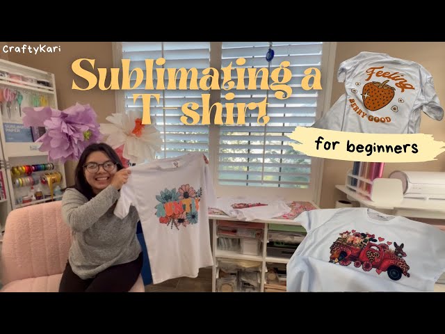 How to Sublimate a T-Shirt | Sublimating a Tshirt for Beginners
