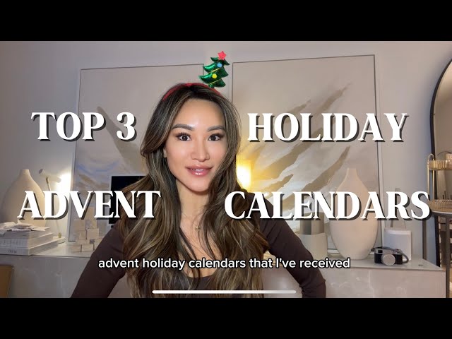 Christmas Holiday Advent Calendars Gift Set Unboxing