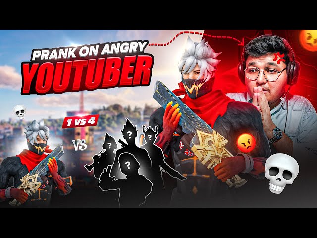 RIOT FF GUILD TEST PRANK 🦁 🔥 1 VS 4 💀| RIOT FF VS UNIVERSE JOD 🥶 FREE FIRE 