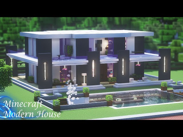 How to Build a Luxury Villa - Modern House | Minecraft Tutorial 🍀 (#1)