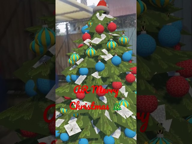 AR Merry Christmas 🎄 from #vrunitybro Feliz navidad #augmentedreality ##virtualreality