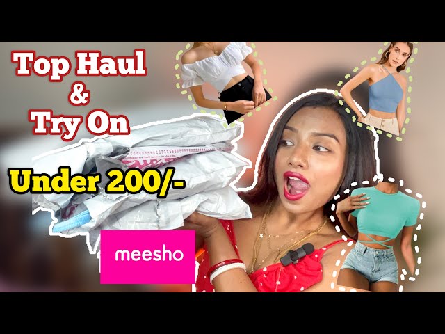 Meesho Top Haul Under Rs.200/-|| #meeshofinds #meeshohaul #under200