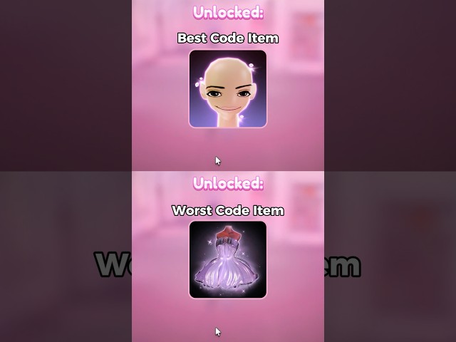 Best Code vs. Worst Code in Dress To Impress #dresstoimpress