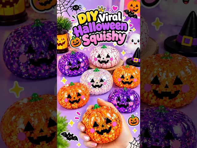 Halloween Squishy😱 #shorts #craft #satisfying #trending #youtubeshorts #trendingshorts #viral #funny