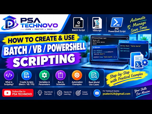 Part 8 Scripting Batch & Powershell