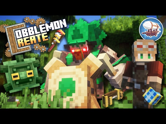 I Caught an ALPHA Rillaboom in Minecraft Cobblemon x Create: Aeronautics