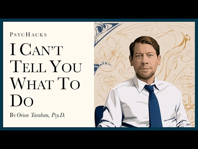 I can't tell you what to do: a structural problem