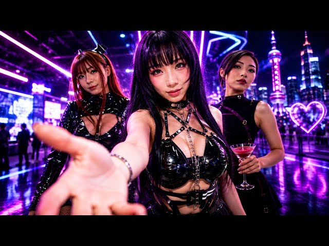 Erotic Models in Leather at Shanghai Sex Toys Expo [8K VR180]