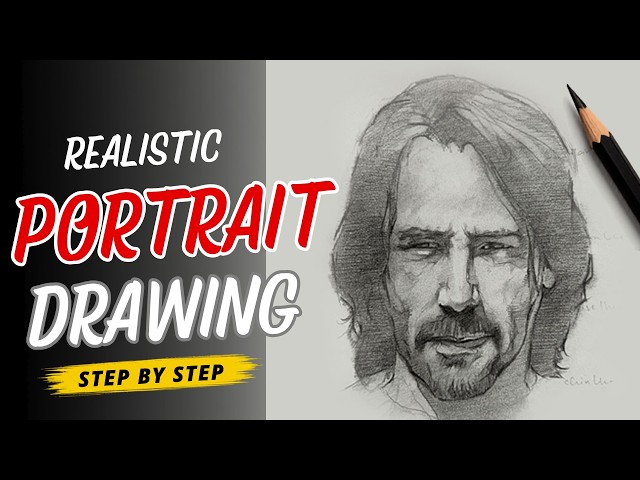 Can You Draw a Realistic Portrait Freehand? | Step-by-Step Drawing Tutorial for Beginners