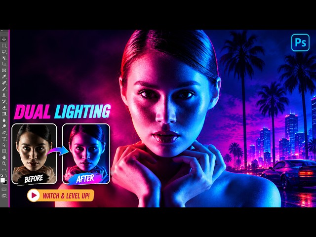 Dual Tone Color Grading Effect in Photoshop | Step-by-Step Tutorial