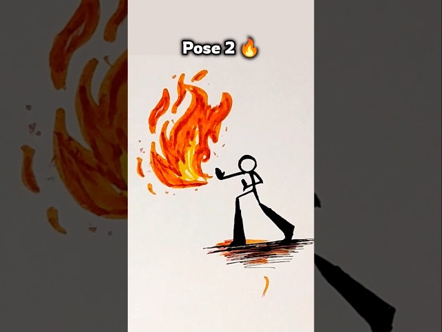How to draw Stickman  with Powers #tutorial #drawing #stickman #art