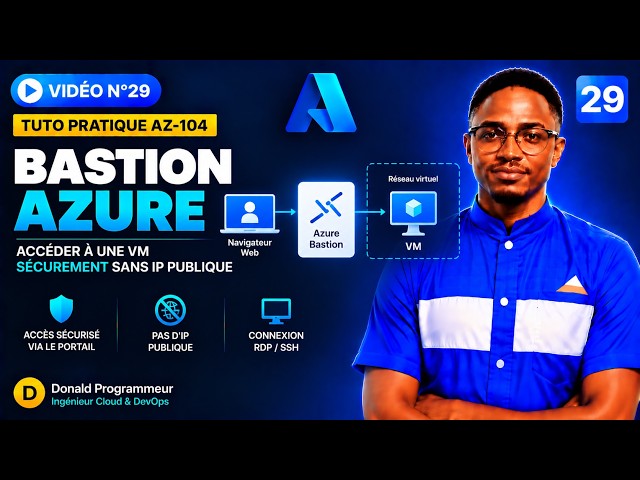Azure Bastion : Se connecter à une VM sans IP publique | AZ-104 | 29