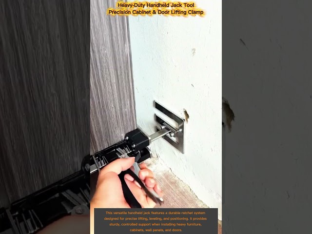 The Easiest Way To Install Heavy Doors & Cabinets Alone! (Labor Saving Jack)
