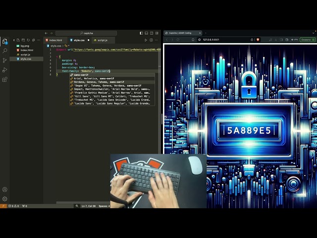 CAPTCHA | ASMR Coding | No Talking