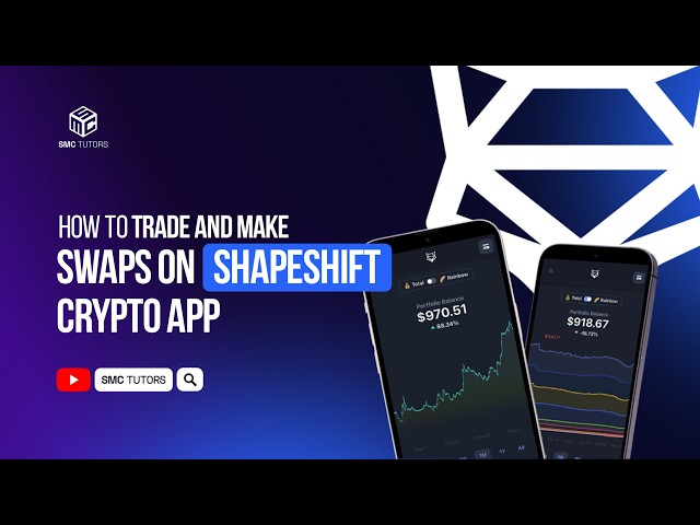 How to trade and make Swaps on Shapeshift Crypto App