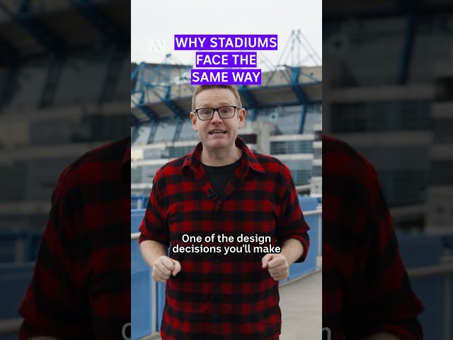 Stadium design secrets: why do they all face the same way? #cricket #design #engineering #stadiums