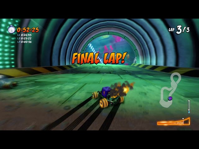 CTR:NF DEV Time trial: Roo's Tubes