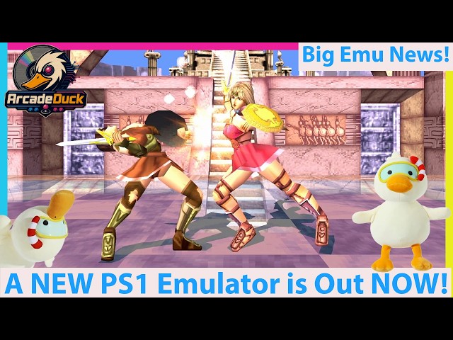 A NEW PS1 Emulator is Out! Arcade Duck! DuckStation for the Arcade