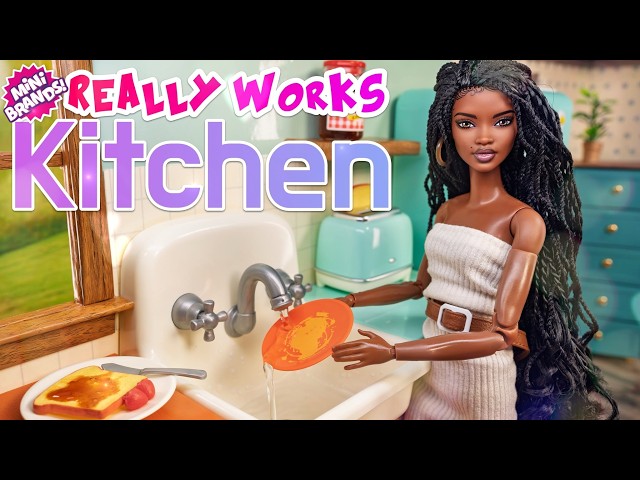Mini Brands Really Works Kitchen | Sink With Running Water | Is It Doll Size?