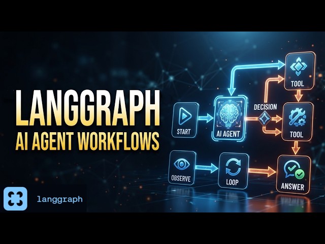 #32 LangGraph Explained: How AI Agent Workflows REALLY Work 🚀
