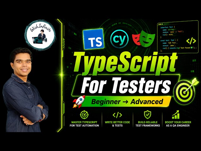 TypeScript for Automation Testers 🚀 Complete Crash Course for Playwright & Cypress
