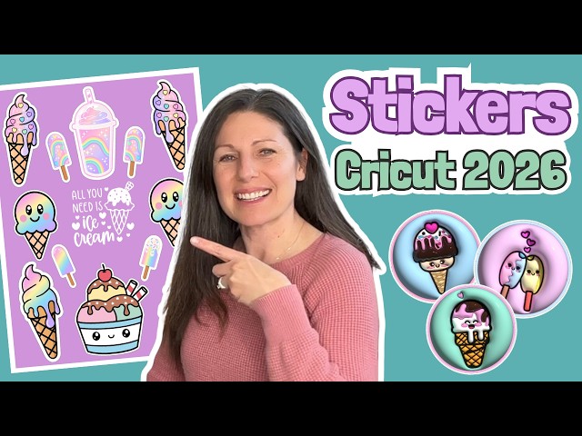 Ultimate Cricut Sticker Guide from Start to Finish (Die Cut, Kiss Cut, Easy Peel, Sticker Sheets)