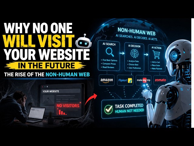 Why No One Will Visit Your Website in the Future 🤖 The Rise of the Non Human Web #seo #seoupdate