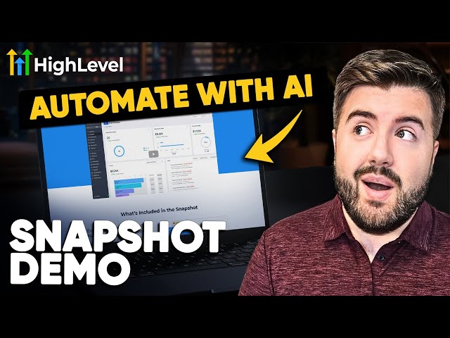 The Ultimate HighLevel Snapshot for Real Estate Agents (FULL DEMO)