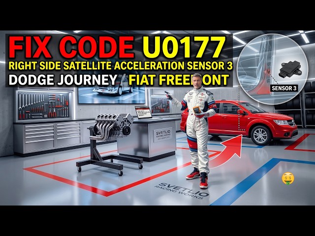 Dodge Journey / Fiat Freemont Airbag Light Code U0177 (Right Acceleration Sensor 3) Location & Fix