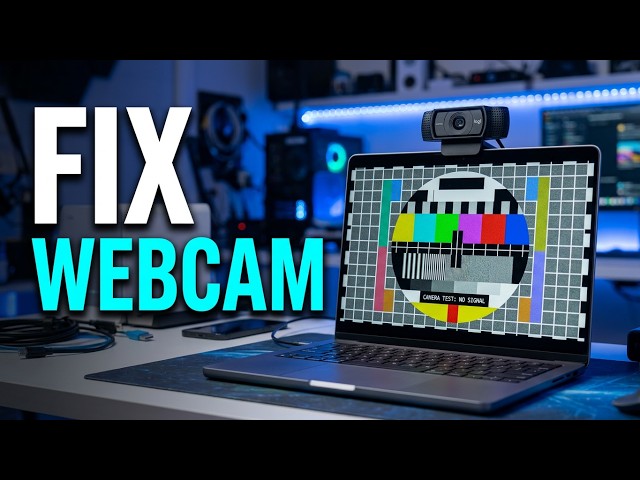 Webcam Not Working? Try These Easy Fixes (5 mins)