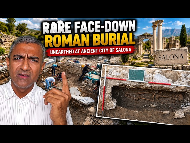 Archaeologists Discover Rare Face-Down Roman Burial at Ancient Salona in Croatia