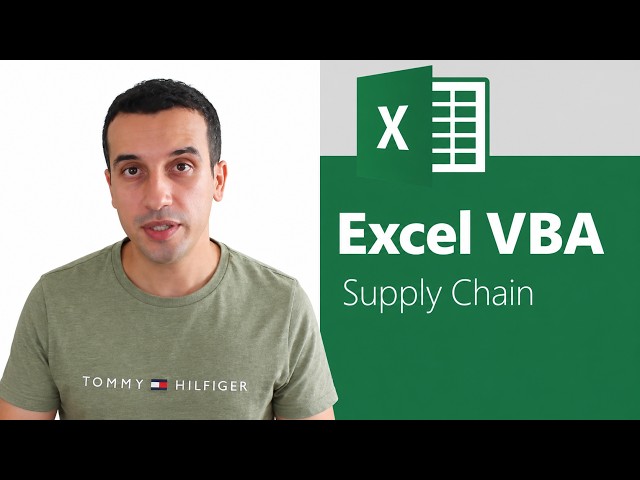 Automate Supply Chain Analysis in Excel with VBA (Tutorial + Code)
