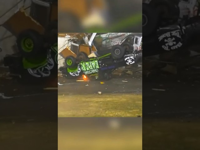The Trailer Race of Destruction at Rockford Speedway