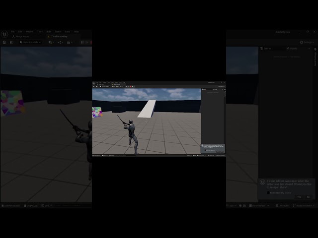 Unreal Engine 5 Combat Progress | 8-Way Locomotion & 3-Hit Combo Chain