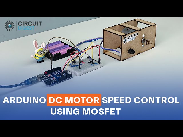 How to Control Speed of DC Motor using Arduino, MOSFET and Potentiometer?