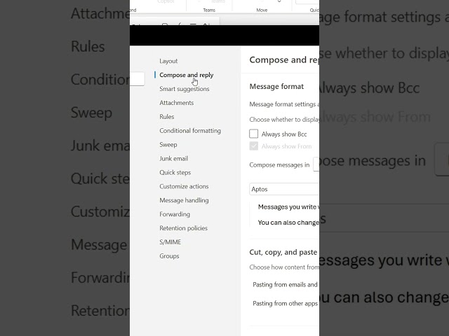 THESE SECRET OUTLOOK SETTINGS WILL SAVE YOUR LIFE  #viral #fyp #tutorial #microsoft