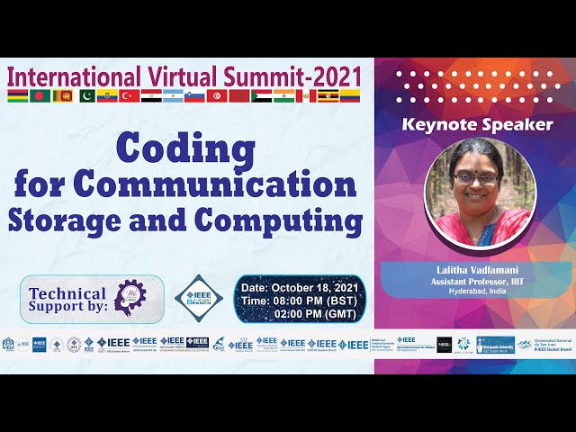 Coding for Communication, Storage and Computing | IEEE BUBT Student Branch