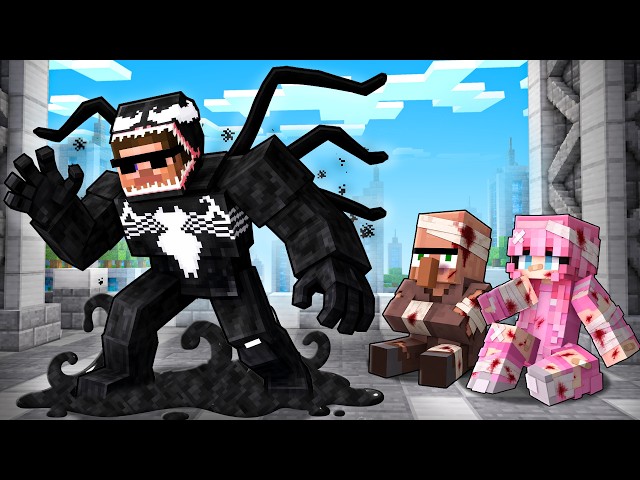 I Become Venom to Troll Friends in Minecraft.