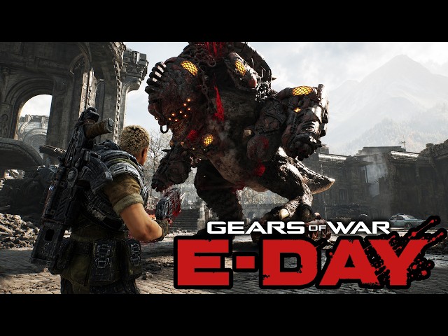 Gears of War E Day Horde Mode Gameplay 40+ Minutes of Horde Siege No Commentary!