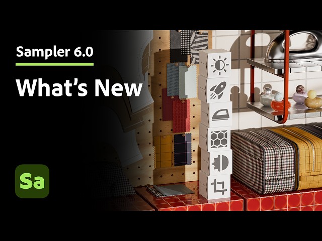 What’s New in Substance 3D Sampler 6.0 | Adobe Substance 3D