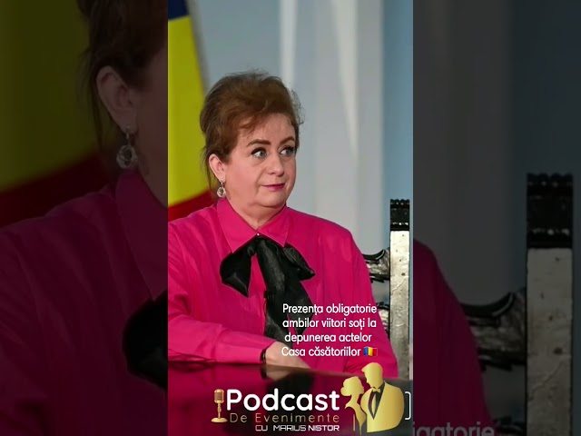 Prezența obligatorie ambilor viitori soți la depunerea actelor.Casa căsătoriilor 🇷🇴